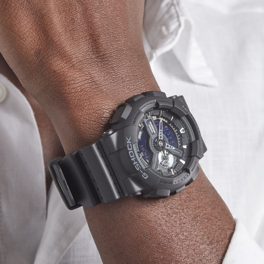 G shock ga110 black clearance