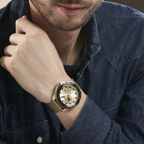 Montre Hugo Fresh Doré - Montres Homme | Histoire d’Or