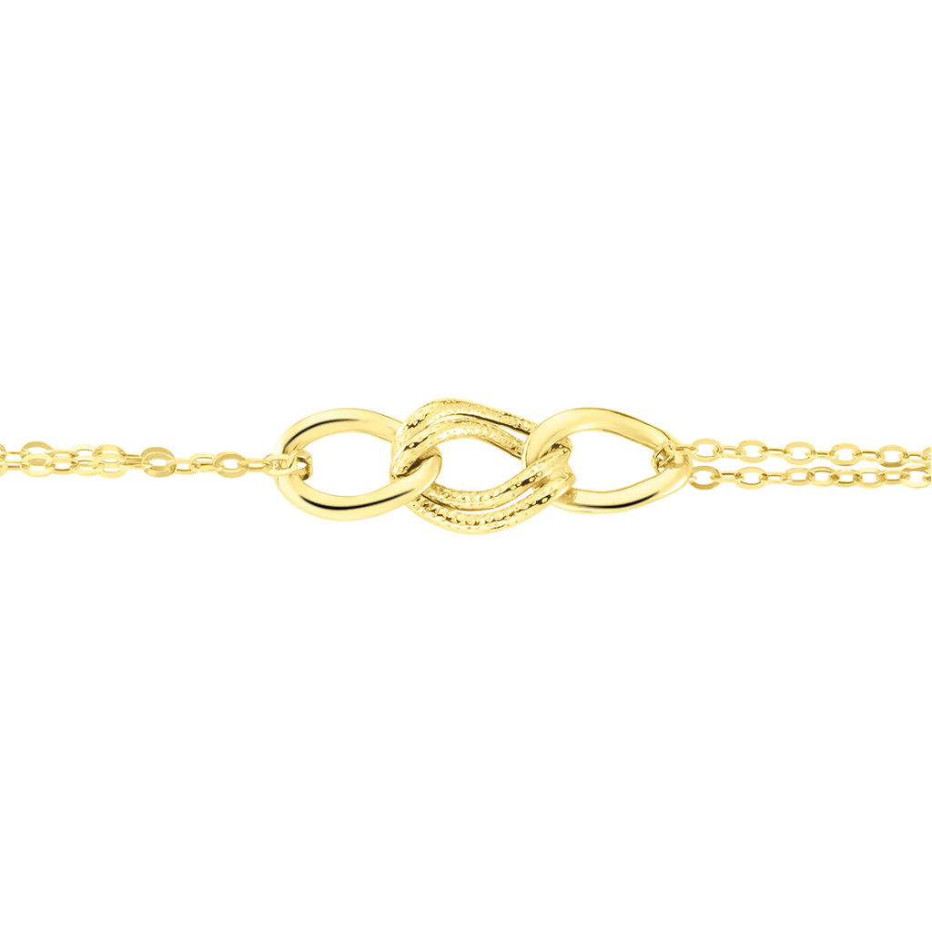 Bracelet Or Jaune Louisa - Bracelets cha&icirc;ne Femme | Histoire d&rsquo;Or
