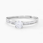 Bague Harem Or Blanc Oxyde - Bagues solitaires Femme | Histoire d&rsquo;Or