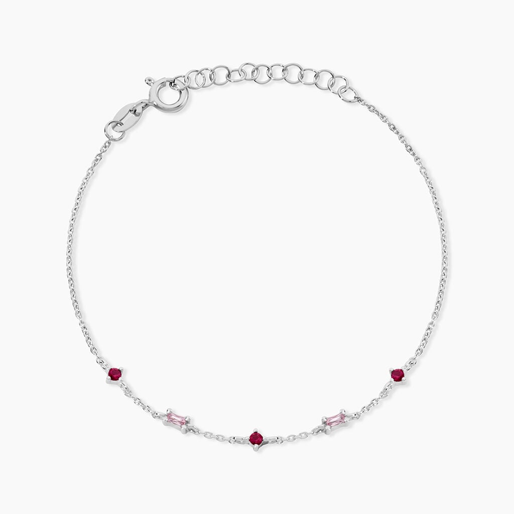Bracelet Blush Argent Blanc Oxyde De Zirconium -  Femme | Histoire d&rsquo;Or