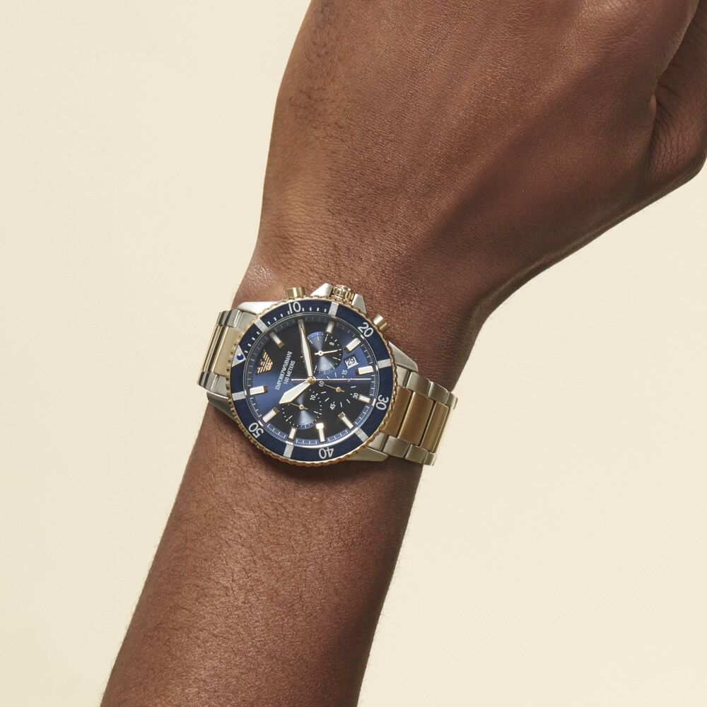 Montres Emporio Armani AR11362 Acier Boucle d ployante simple