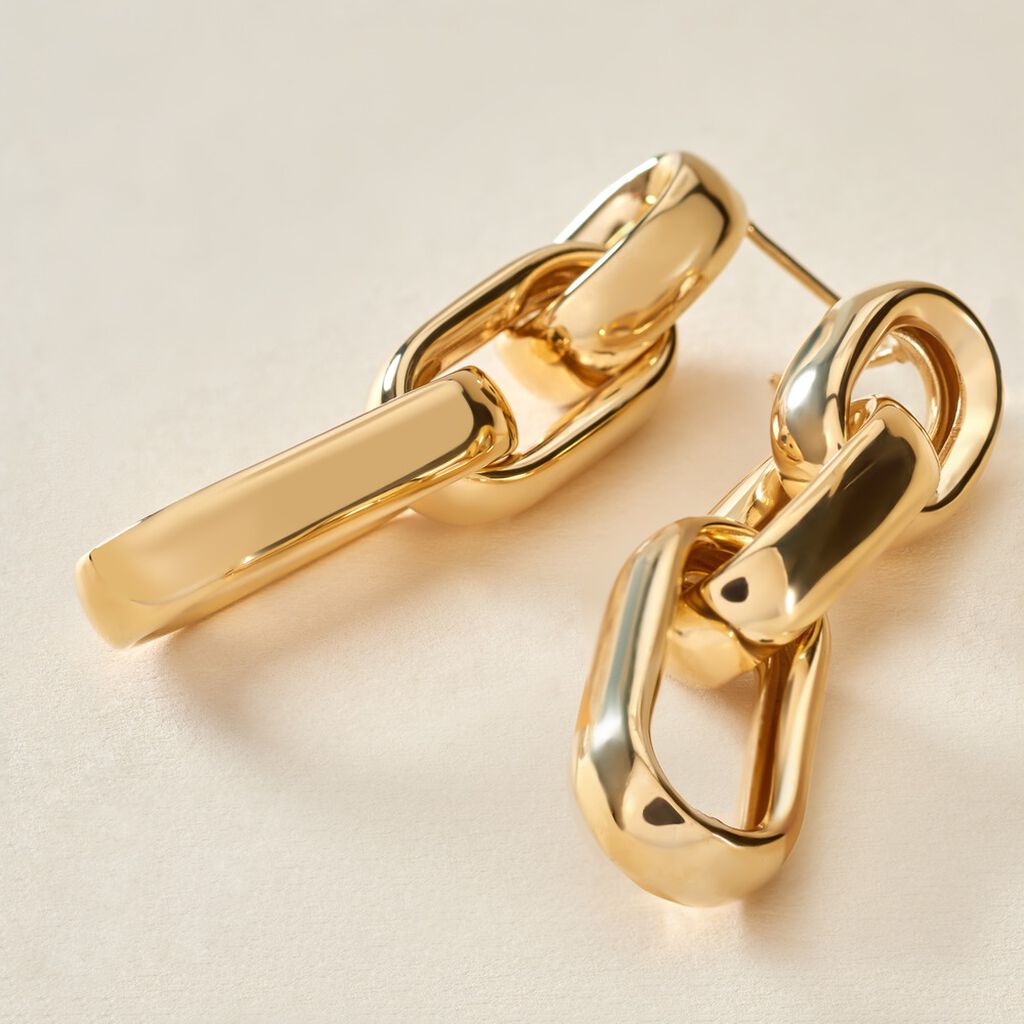 Boucles D'oreilles Pendantes Jari Or Jaune - Boucles d'oreilles pendantes Femme | Histoire d&rsquo;Or