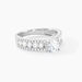 Bague Solitaire Hamane Argent Blanc Oxyde De Zirconium - Bagues solitaires Femme | Histoire d&rsquo;Or