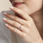 Bague Solitaire Athena Or Blanc Diamant - Bagues solitaires Femme | Histoire d&rsquo;Or