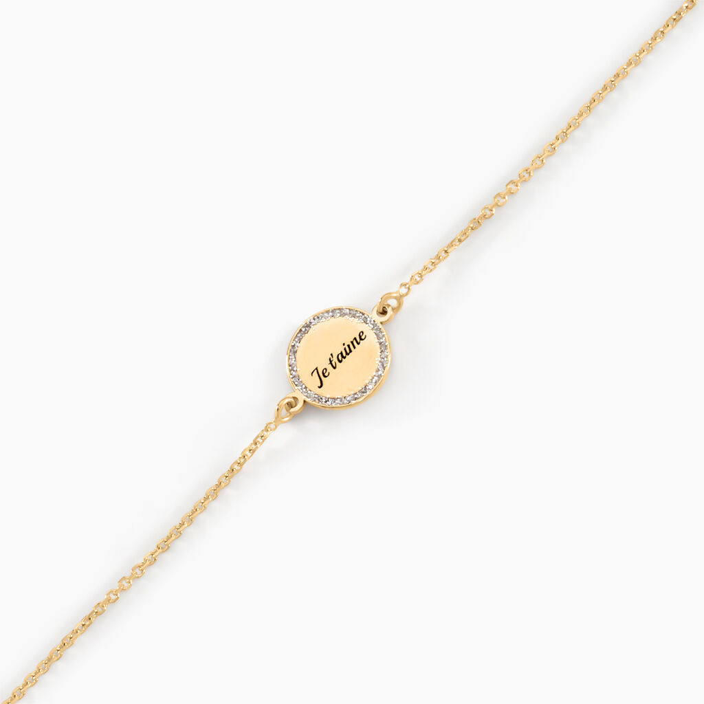 Bracelet Meshach Or Jaune - Bracelets Femme | Histoire d&rsquo;Or