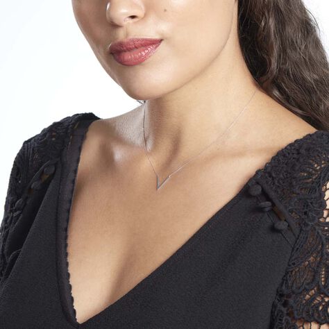 Collier Or Blanc Celene - Colliers Femme | Histoire d’Or