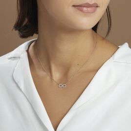 Collier Klothilda Or Blanc Oxyde De Zirconium - Colliers Femme | Histoire d’Or