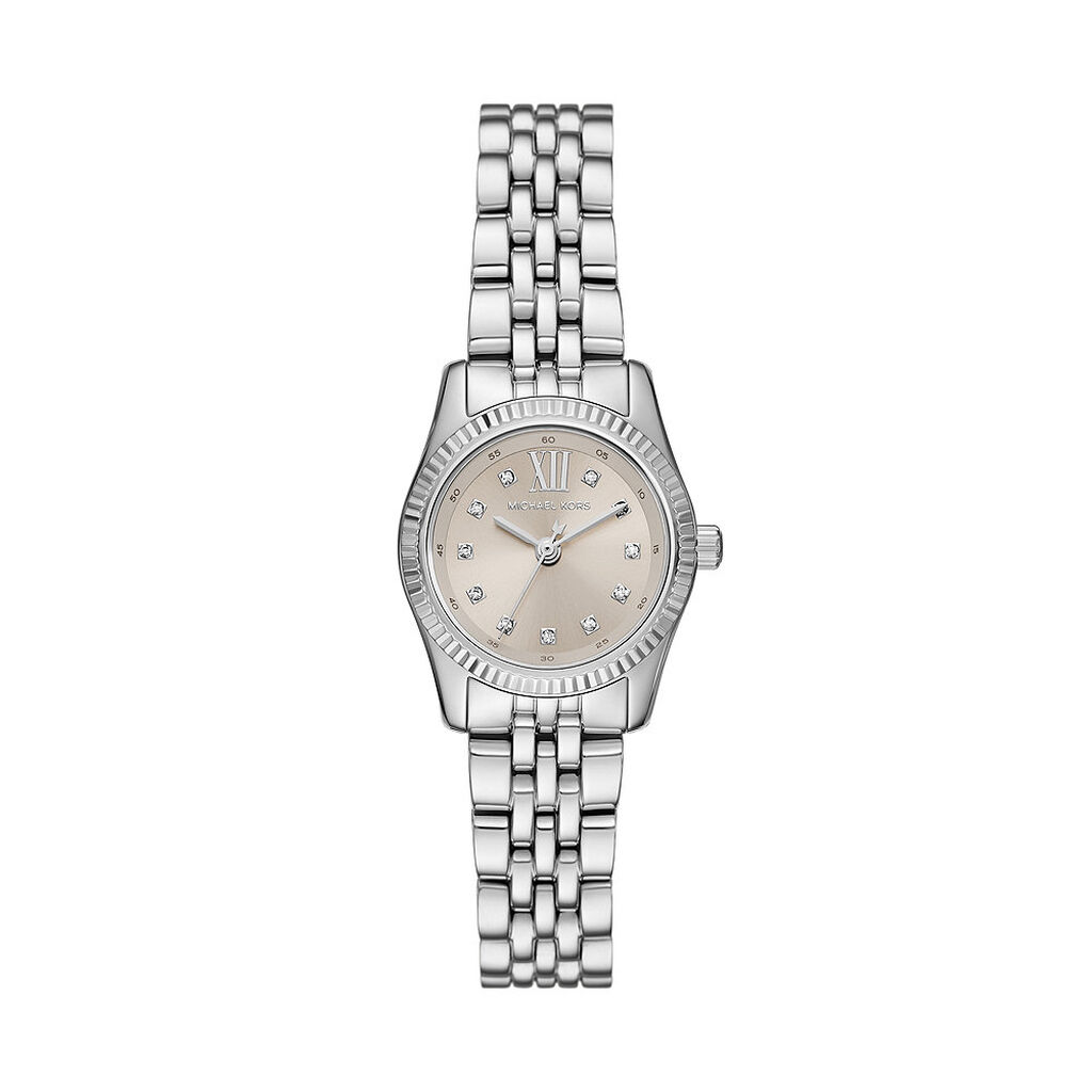 Montre Michael Kors Petite Lexington Argent&eacute; - Montres Femme | Histoire d&rsquo;Or