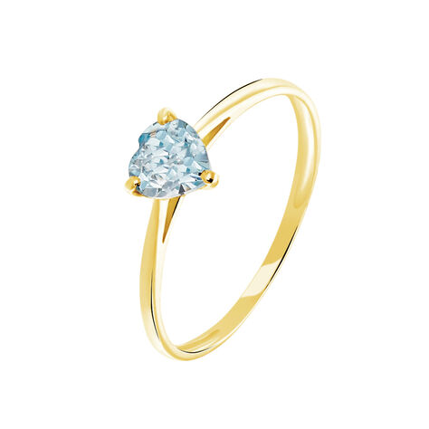 Bague Miyah Or Jaune Topaze - Bagues solitaires Femme | Histoire d’Or