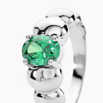 Bague Bubla Argent Blanc Oxyde De Zirconium - Bagues solitaires Femme | Histoire d&rsquo;Or