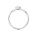 Bague Solitaire Mathylda Argent Blanc Oxyde De Zirconium