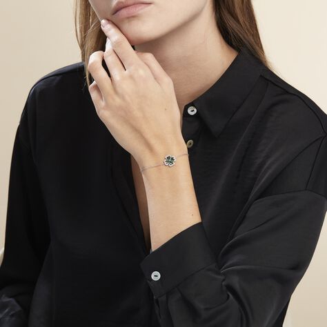 Bracelet Argent Blanc Deryn Verre Oxydes De Zirconium - Bracelets Femme | Histoire d’Or