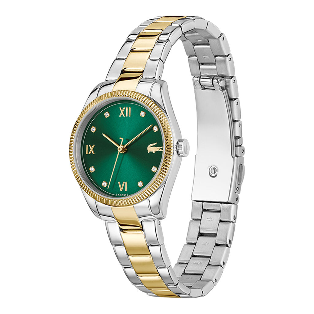 Montre Lacoste Parisienne Vert - Id&eacute;es cadeaux Femme | Histoire d&rsquo;Or