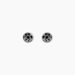Boucles D'oreilles Puces Teani Or Blanc Diamant - Clous d'oreilles Femme | Histoire d&rsquo;Or