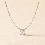 Collier Nazha Or Blanc Oxyde De Zirconium - Colliers Femme | Histoire d&rsquo;Or