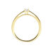 Bague Soltaire Iris Or Jaune Diamant - Bagues solitaires Femme | Histoire d’Or