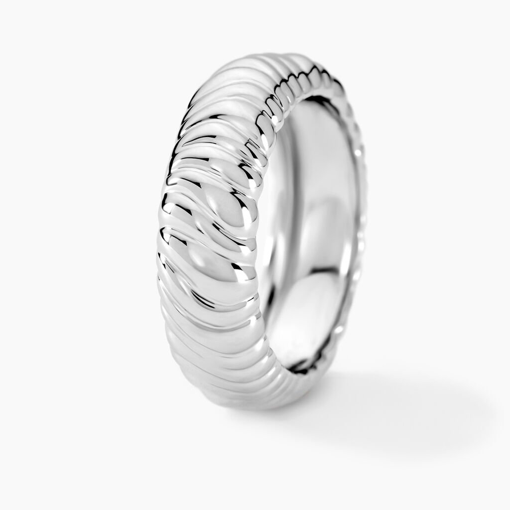 Bague Louve Argent Blanc - Bagues Femme | Histoire d’Or