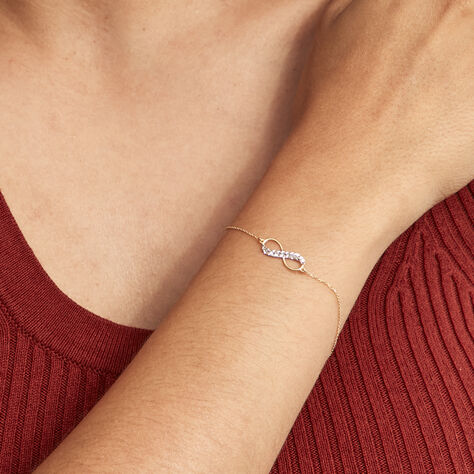 Bracelet Maryeme Infini Diamante Or Jaune - Bracelets Femme | Histoire d’Or