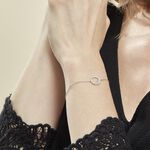 Bracelet Argent Ursine Oxydes De Zirconium - Bracelets Femme | Histoire d&rsquo;Or