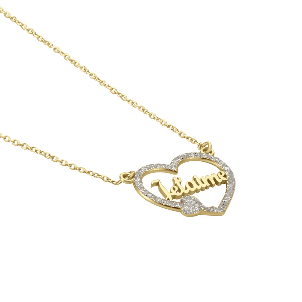 Collier Or Jaune Meria - Colliers Femme | Histoire d’Or