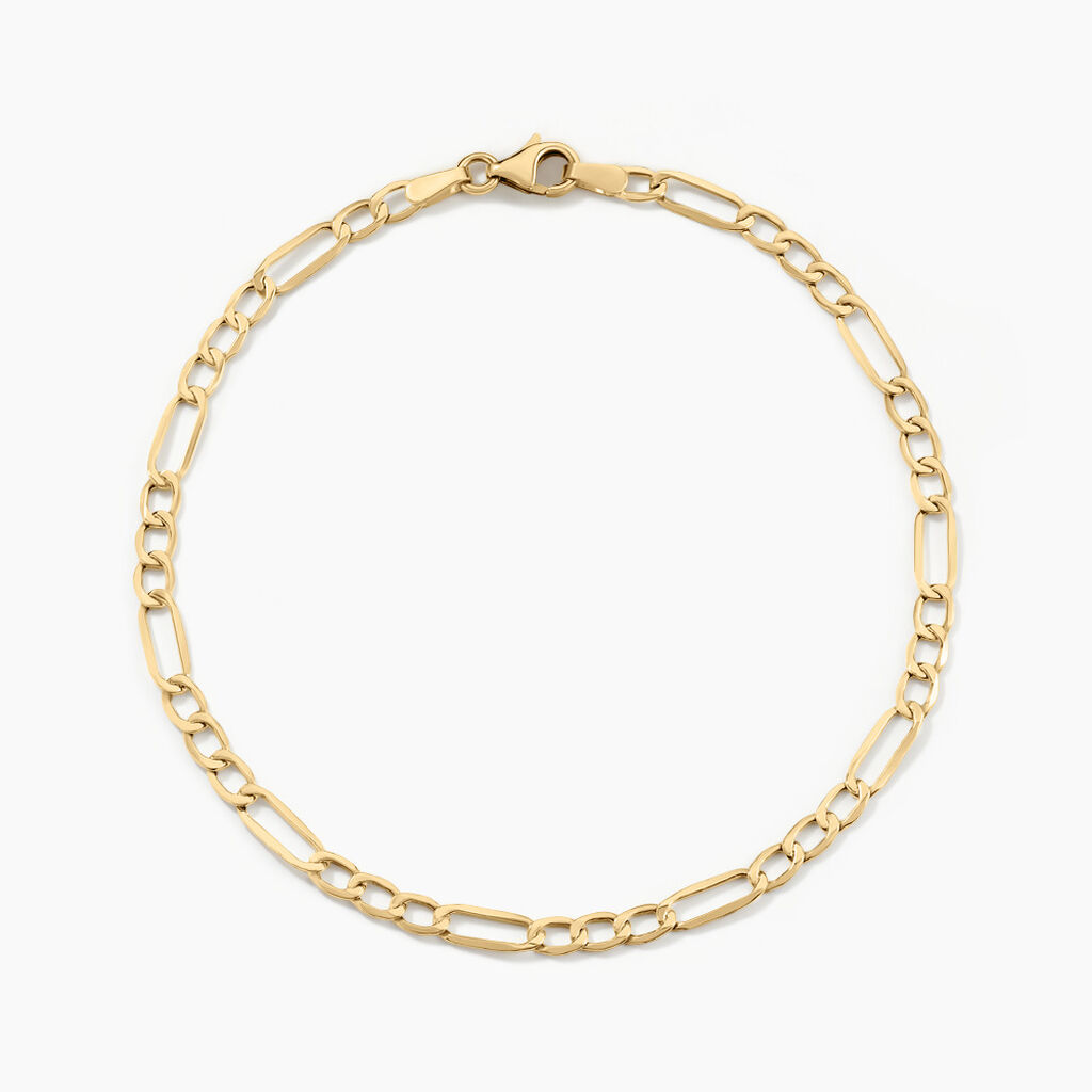 Bracelet Or Jaune Cameo - Bracelets cha&icirc;ne Famille | Histoire d&rsquo;Or