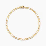 Bracelet Or Jaune Cameo - Bracelets cha&icirc;ne Famille | Histoire d&rsquo;Or