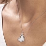 Collier Danael Argent Blanc Oxyde De Zirconium - Colliers fantaisie Femme | Histoire d&rsquo;Or