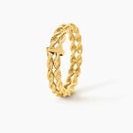 Bague Ambra Acier Jaune - Bagues fantaisie Femme | Histoire d&rsquo;Or