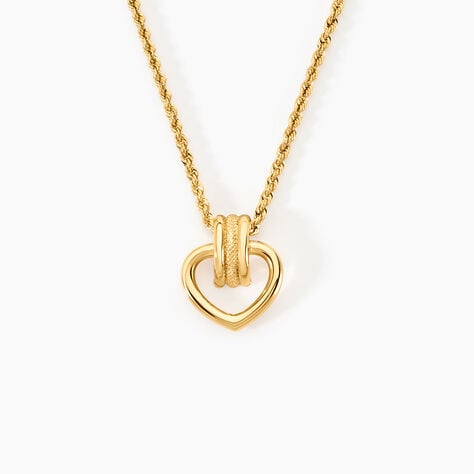 Collier Heart Candy Or Jaune - Colliers Femme | Histoire d&rsquo;Or