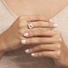 Bague Link Argent Blanc Céramique Et Oxyde De Zirconium - Bagues avec pierre Femme | Histoire d’Or