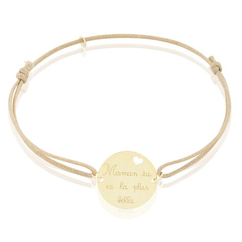 Bracelet Or Jaune - Bracelets cordon Femme | Histoire d’Or