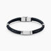 Bracelet Yannik Acier Blanc - Bracelets cordon Homme | Histoire d&rsquo;Or