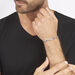 Bracelet Vivian Maille Alternee 1/3 Argent Blanc - Bracelets chaîne Homme | Histoire d’Or