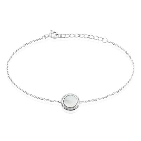 Bracelet Zea Argent Blanc Nacre - Bracelets Femme | Histoire d’Or