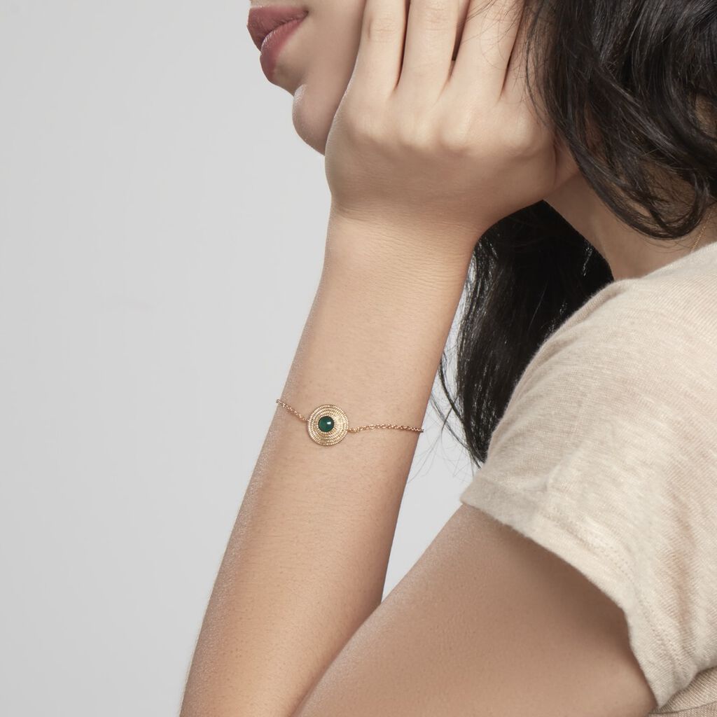 Bracelet Ilia Plaqué Or Jaune Verre - Bracelets Femme | Histoire d’Or