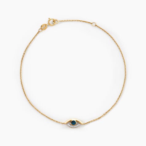 Bracelet Hajnal Or Jaune Topaze Oxyde De Zirconium - Bracelets Femme | Histoire d&rsquo;Or