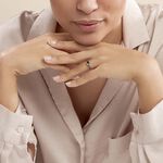 Bague Camilia Or Blanc Saphir - Bagues solitaires Femme | Histoire d&rsquo;Or