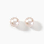 Boucles D'oreilles Puces Kesya Or Jaune Perle De Culture - Clous d'oreilles Femme | Histoire d&rsquo;Or