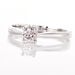 Bague Solitaire Victoria Or Blanc Diamant - Bagues solitaires Femme | Histoire d’Or