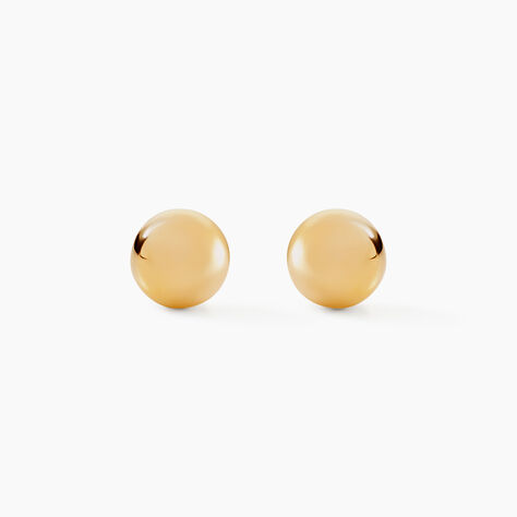 Boucles D'oreilles Puces Fidelia Or Jaune - Clous d'oreilles Famille | Histoire d’Or