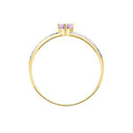 Bague Rory Or Jaune Amethyste - Bagues solitaires Femme | Histoire d&rsquo;Or