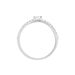 Bague April Or Blanc Oxyde De Zirconium - Bagues solitaires Femme | Histoire d’Or