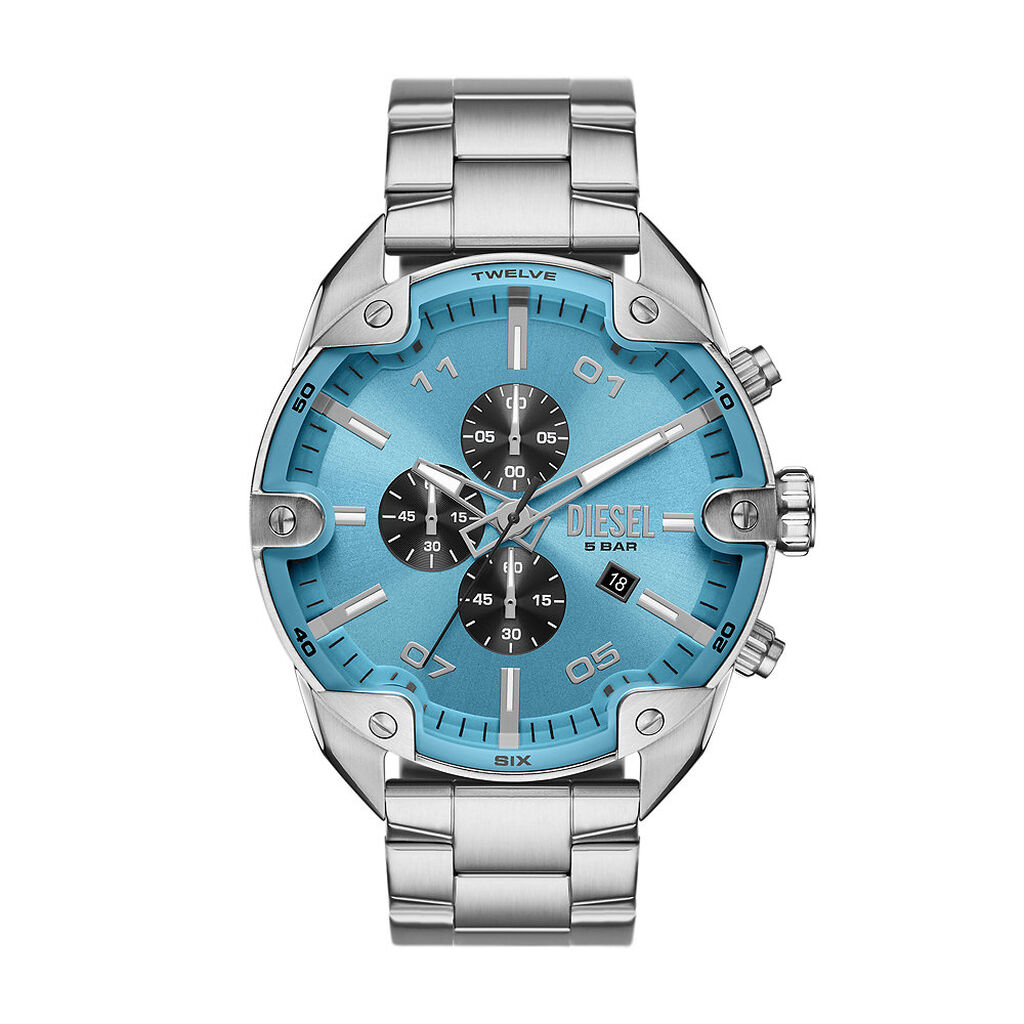 Montre Diesel Spiked Bleu - Montres Homme | Histoire d&rsquo;Or