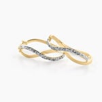 Cr&eacute;oles Micha Or Bicolore - Boucles d'oreilles cr&eacute;oles Femme | Histoire d&rsquo;Or