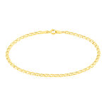Bracelet Capucin Or Jaune Maille Marine Plate - Bracelets cha&icirc;ne Femme | Histoire d&rsquo;Or