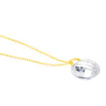 Collier Or Jaune Ludmille Oxyde De Zirconium - Colliers Femme | Histoire d&rsquo;Or