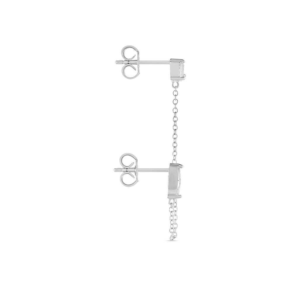Bijou D'oreille Unitaire Winter Sweetness Argent Blanc Oxyde - Boucles d'oreilles fantaisie Femme | Histoire d’Or