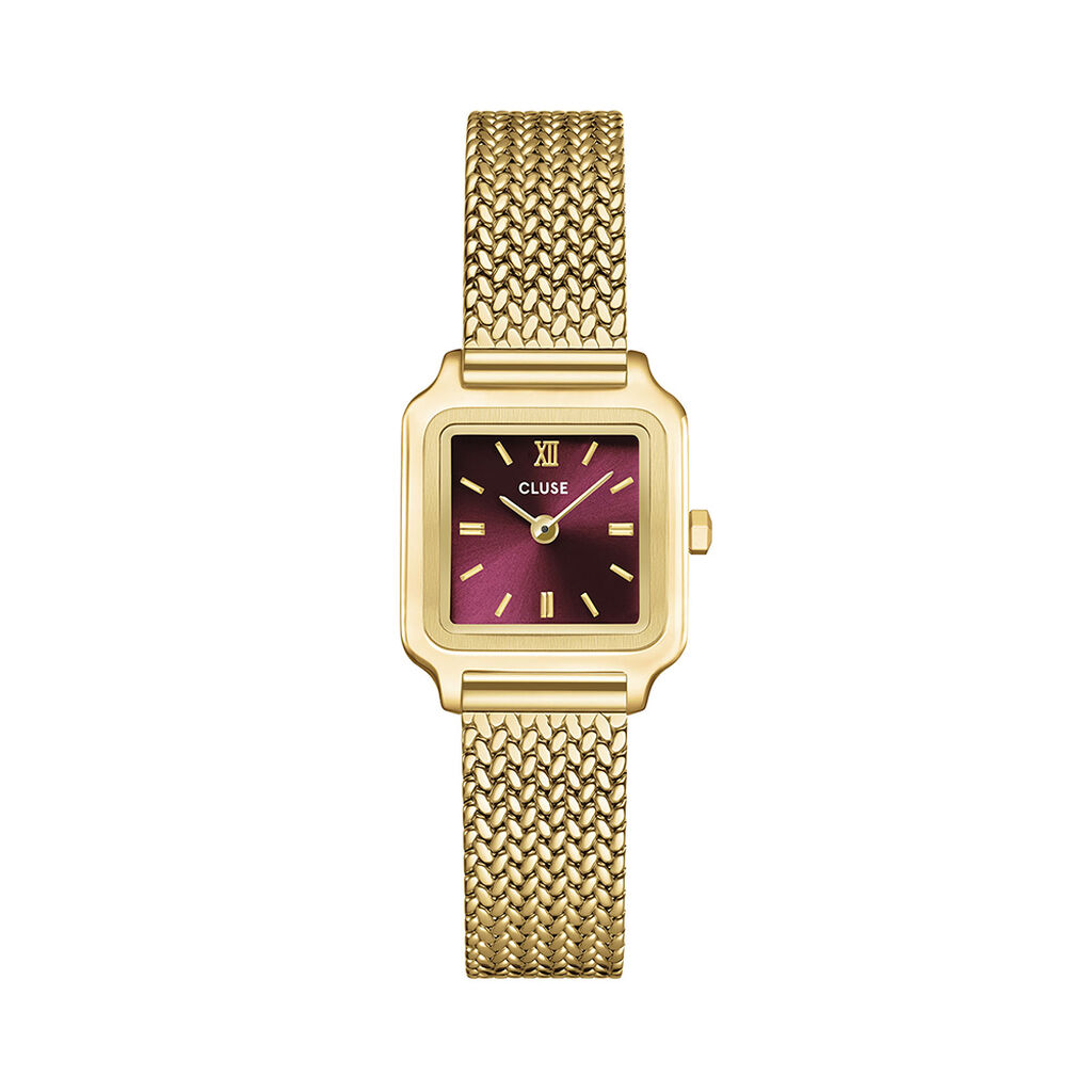 Montre Cluse Gracieuse Mini Bordeaux - F&ecirc;te des m&egrave;res Femme | Histoire d&rsquo;Or