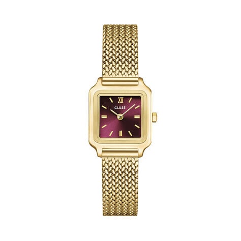 Montre Cluse Gracieuse Mini Bordeaux - F&ecirc;te des m&egrave;res Femme | Histoire d&rsquo;Or